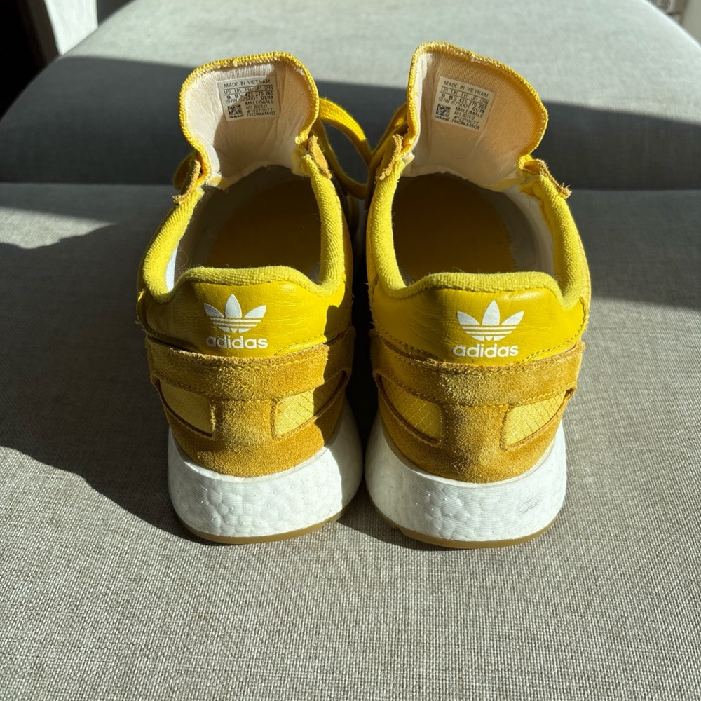 Adidas i-5923 Iniki Yellow Tribe Indigo Men’s Retro Shoes - Size 9 - Picture 4 of 5
